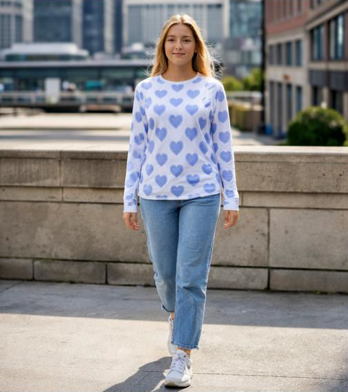 Crowned Premium Royal Heart LS