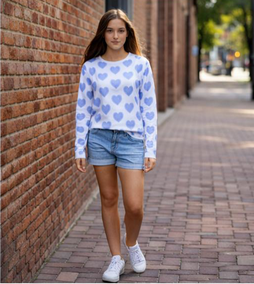 Crowned Premium Royal Heart LS