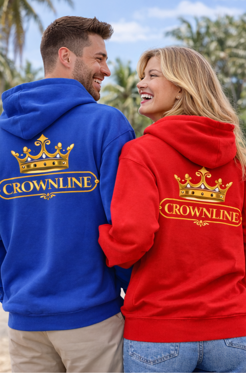 Crowned Hero Hoodie White Gold