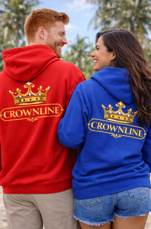 Crowned Hero Hoodie White Gold