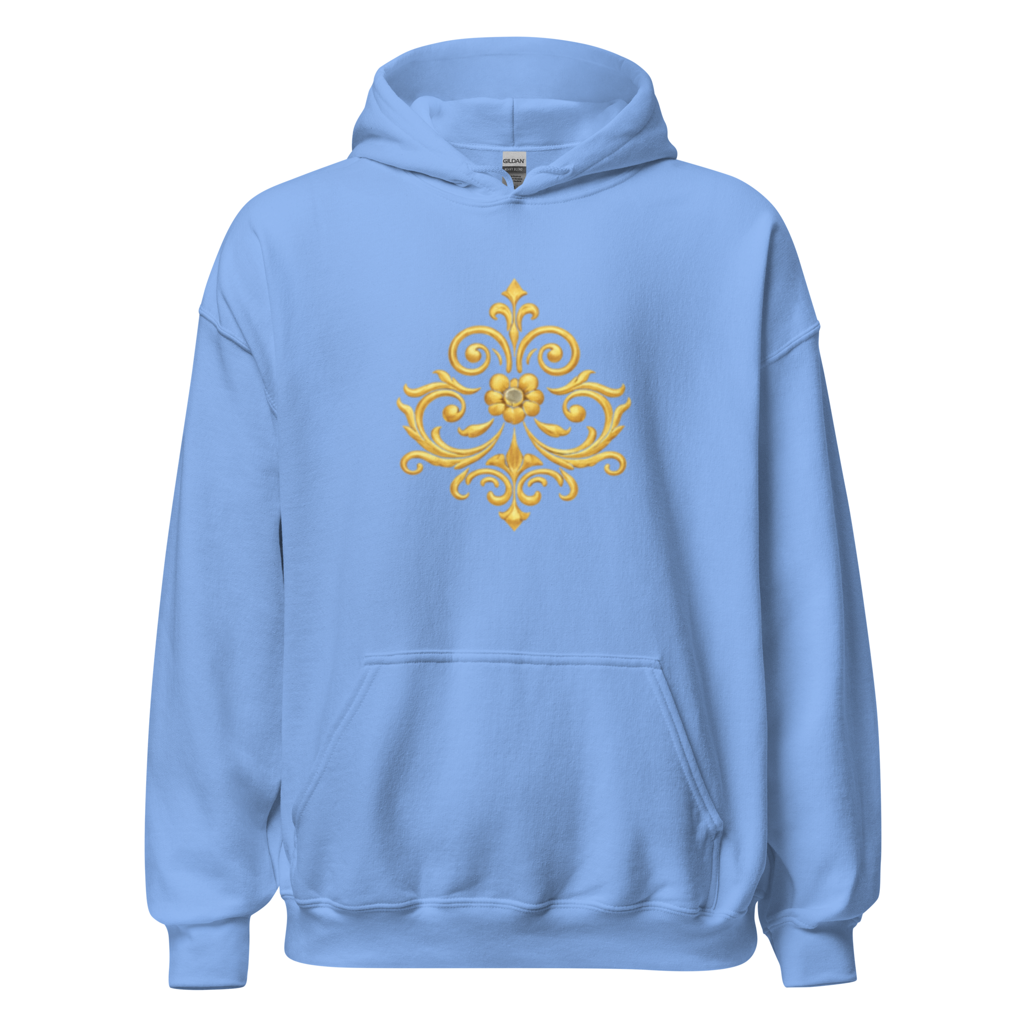 Crowned Hero Hoodie White Gold
