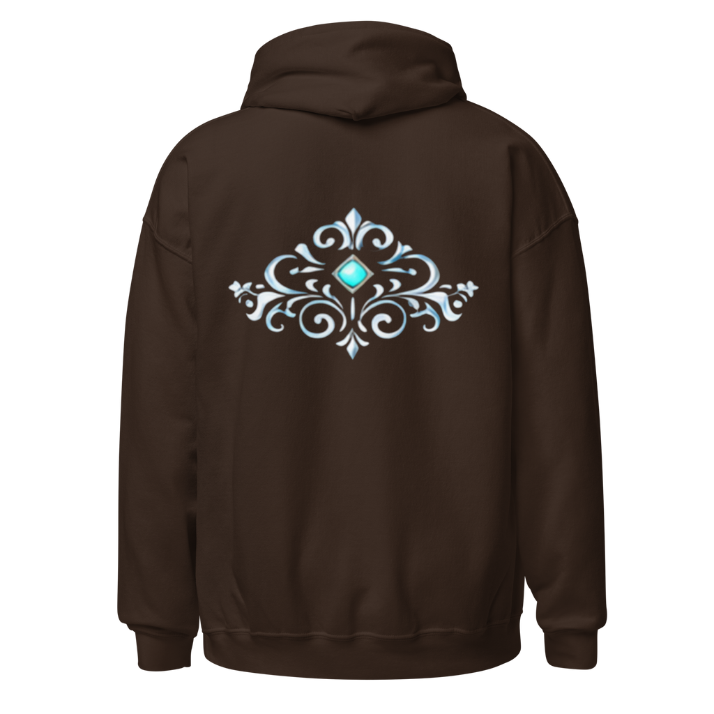 Hero Hoodie Crown Silver Blue