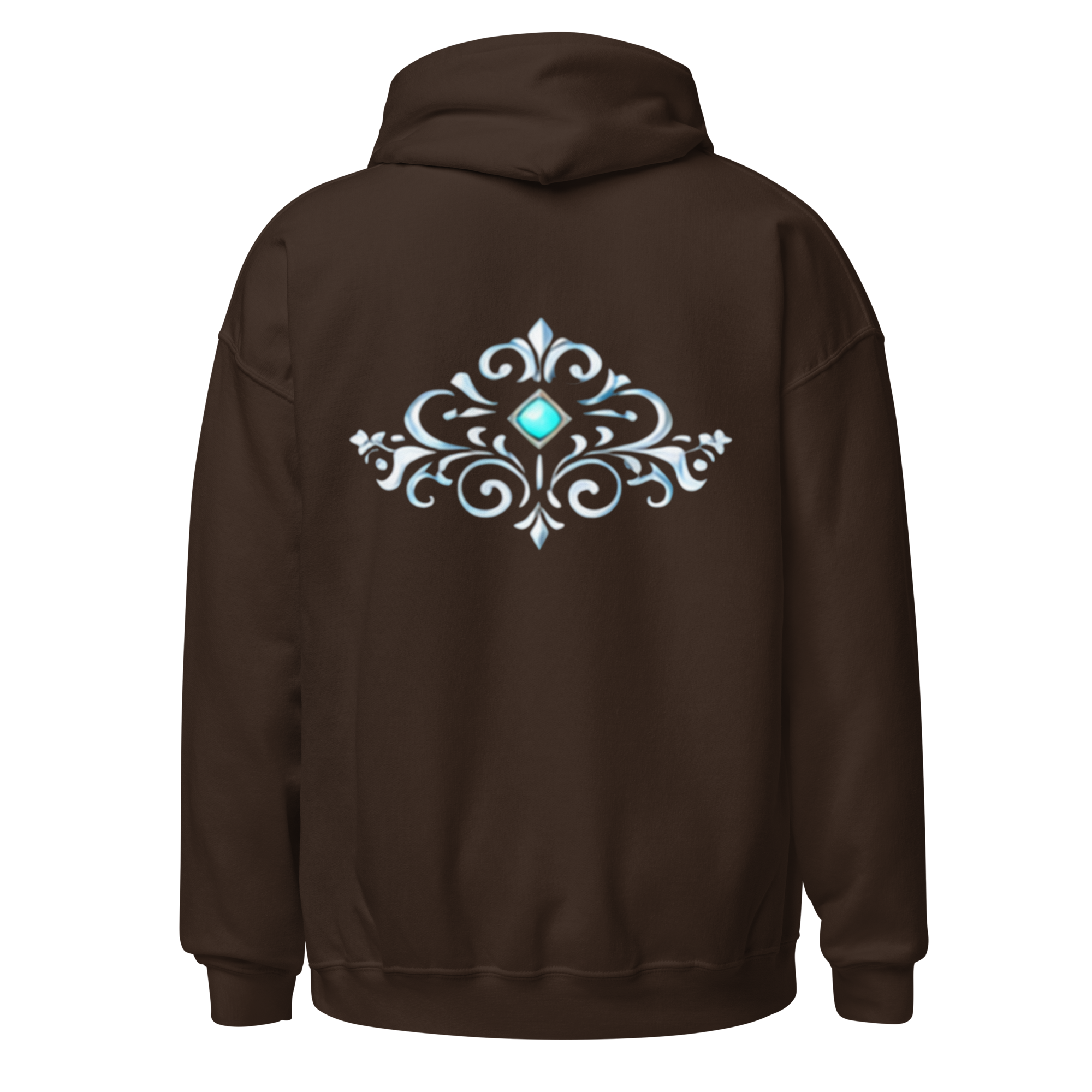Hero Hoodie Crown Silver Blue