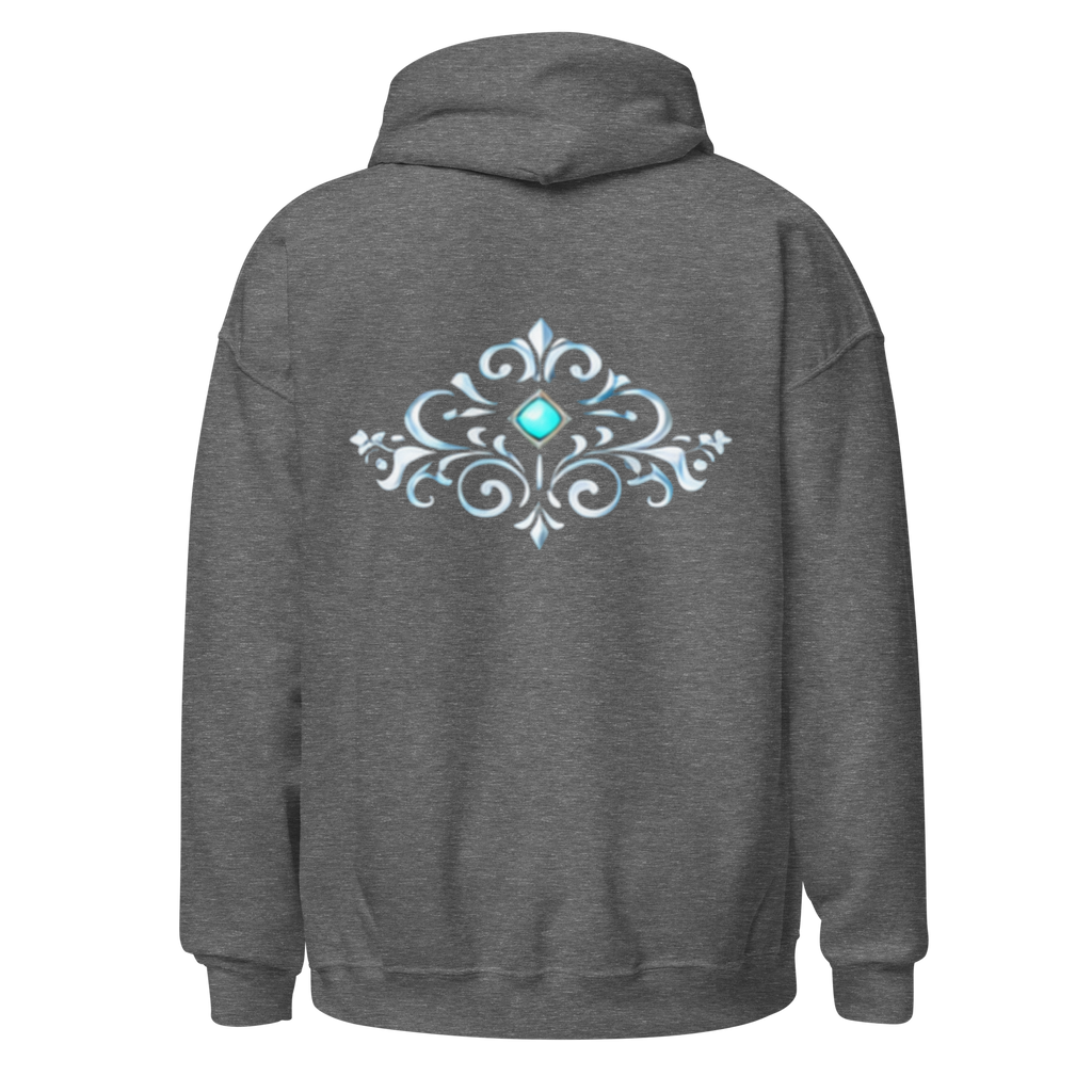 Hero Hoodie Crown Silver Blue