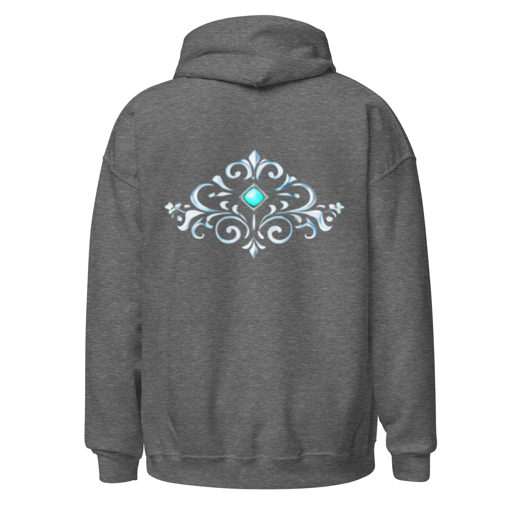 Hero Hoodie Crown Silver Blue