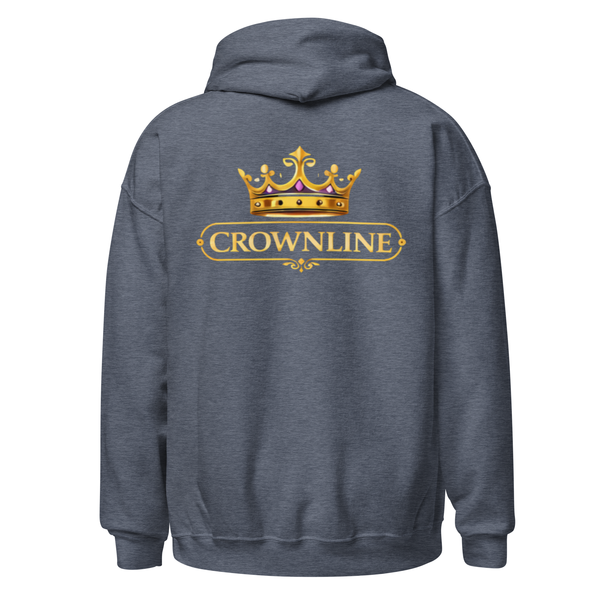 Crowned Hero Hoodie White Gold