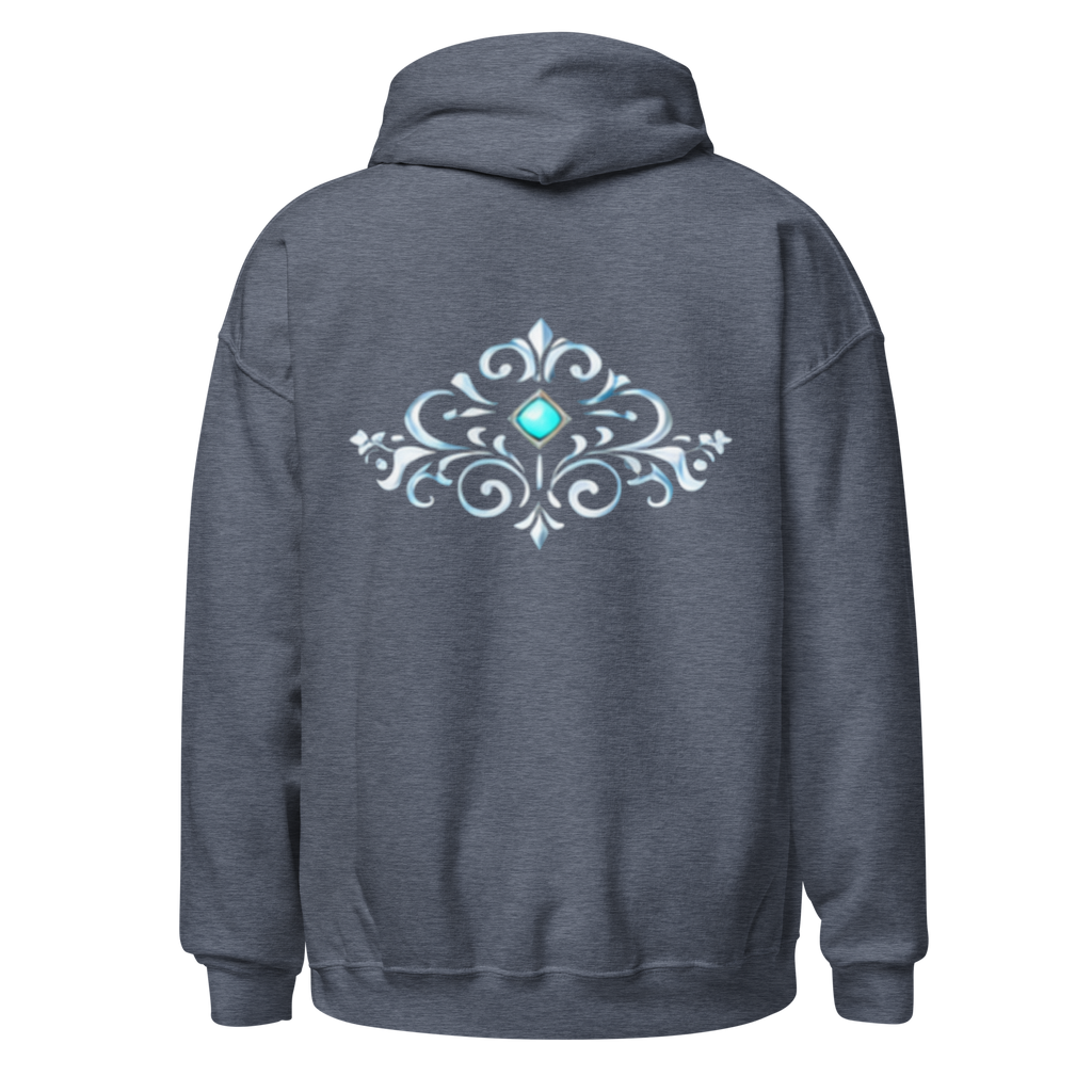 Hero Hoodie Crown Silver Blue