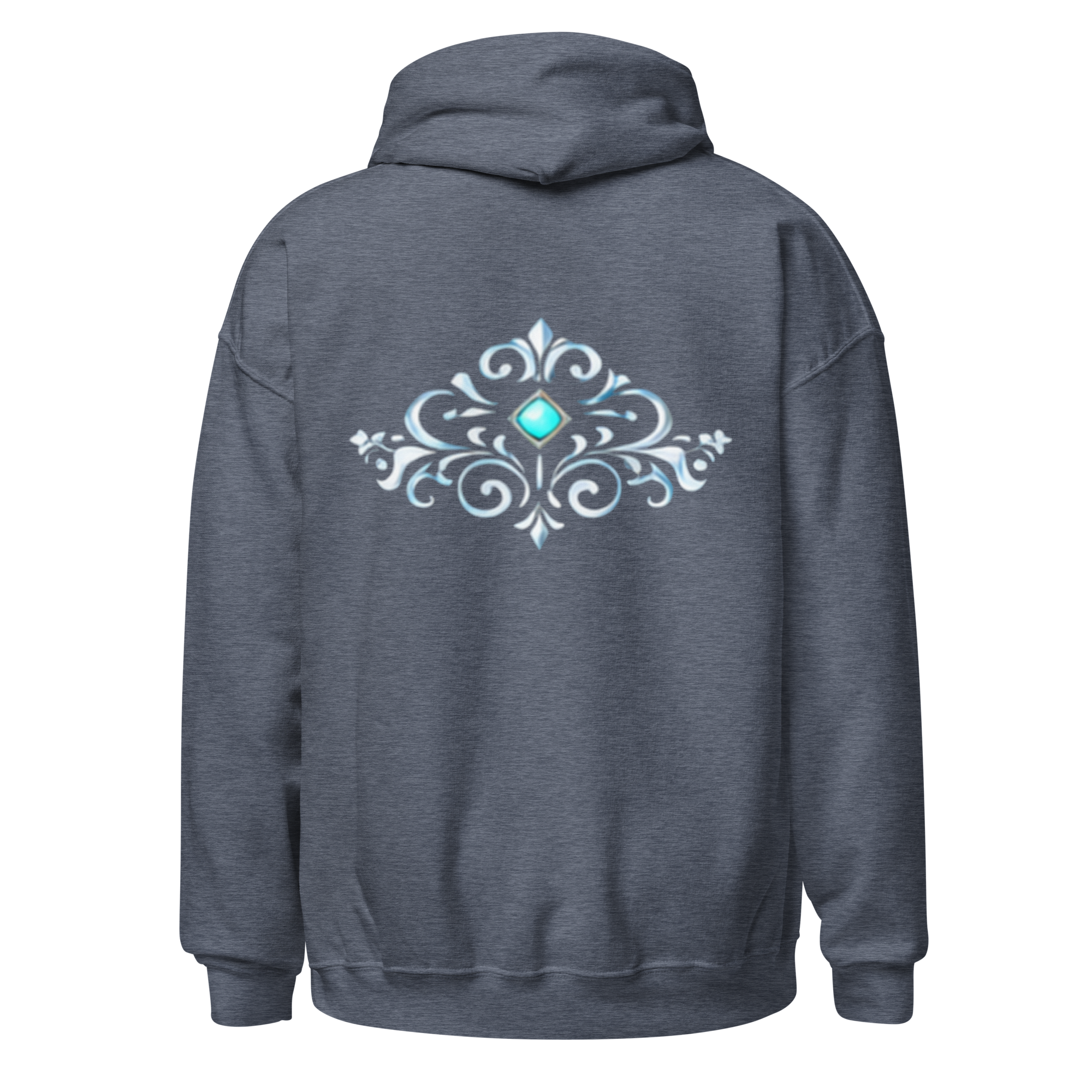 Hero Hoodie Crown Silver Blue