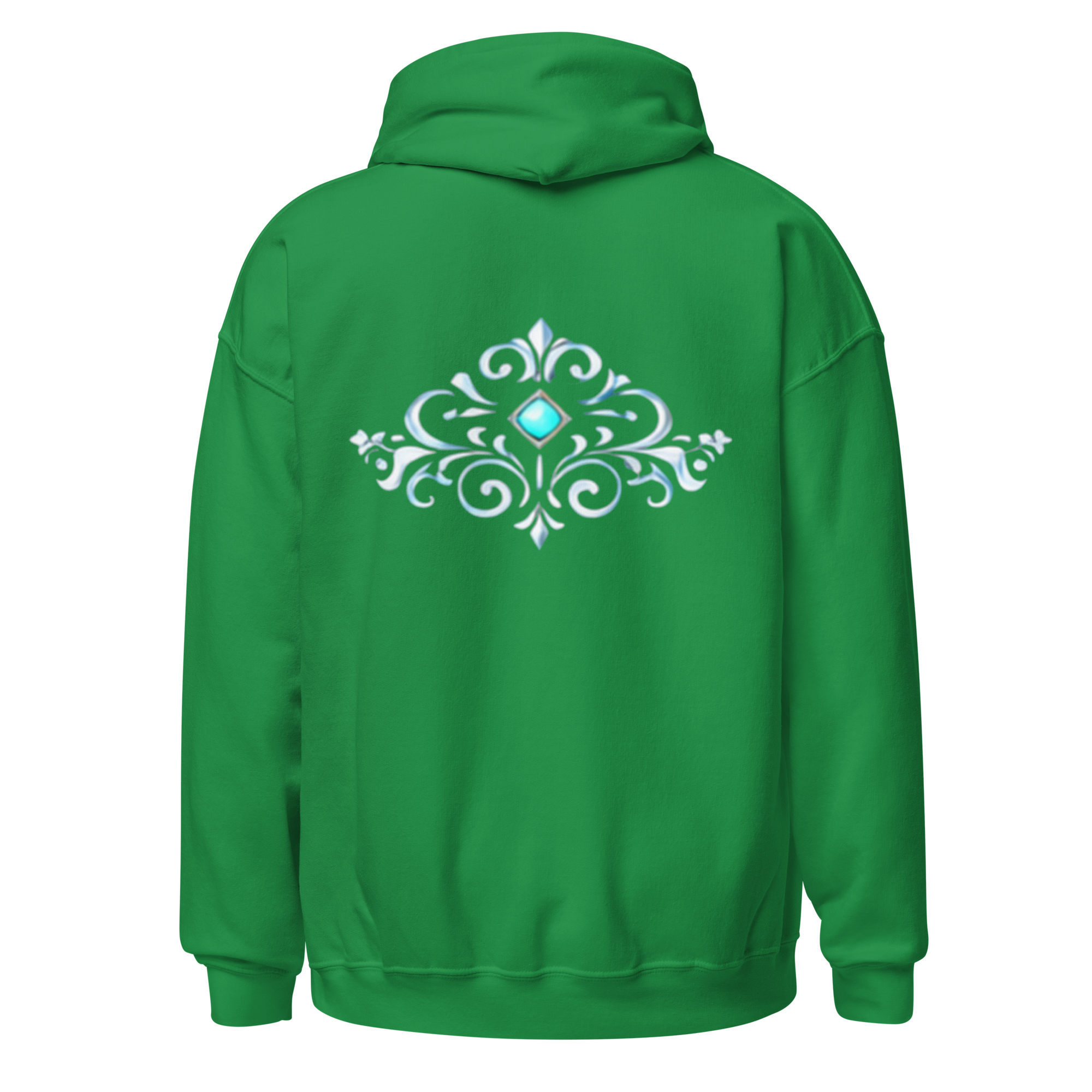 Hero Hoodie Crown Silver Blue