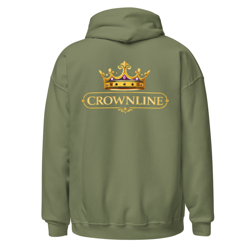 Crowned Hero Hoodie White Gold