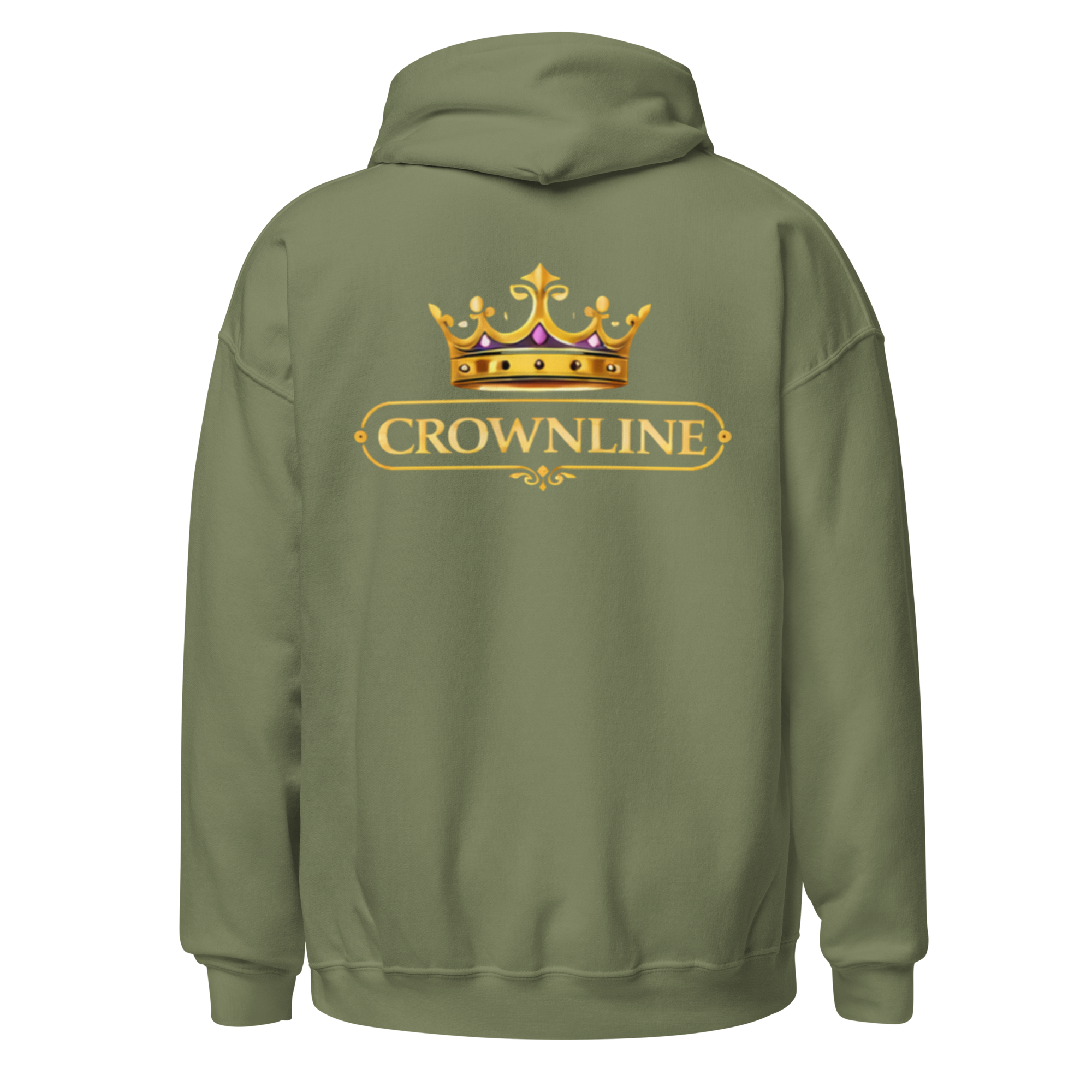 Crowned Hero Hoodie White Gold