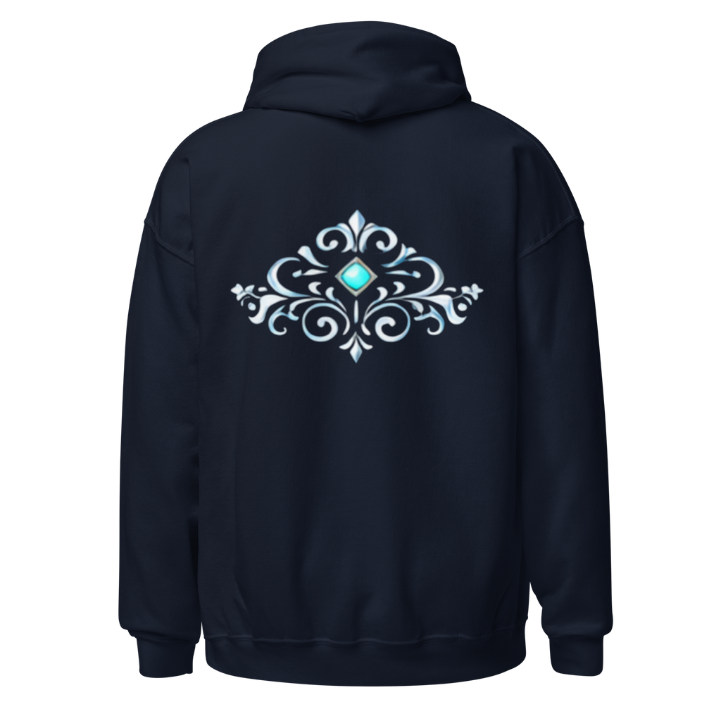 Hero Hoodie Crown Silver Blue
