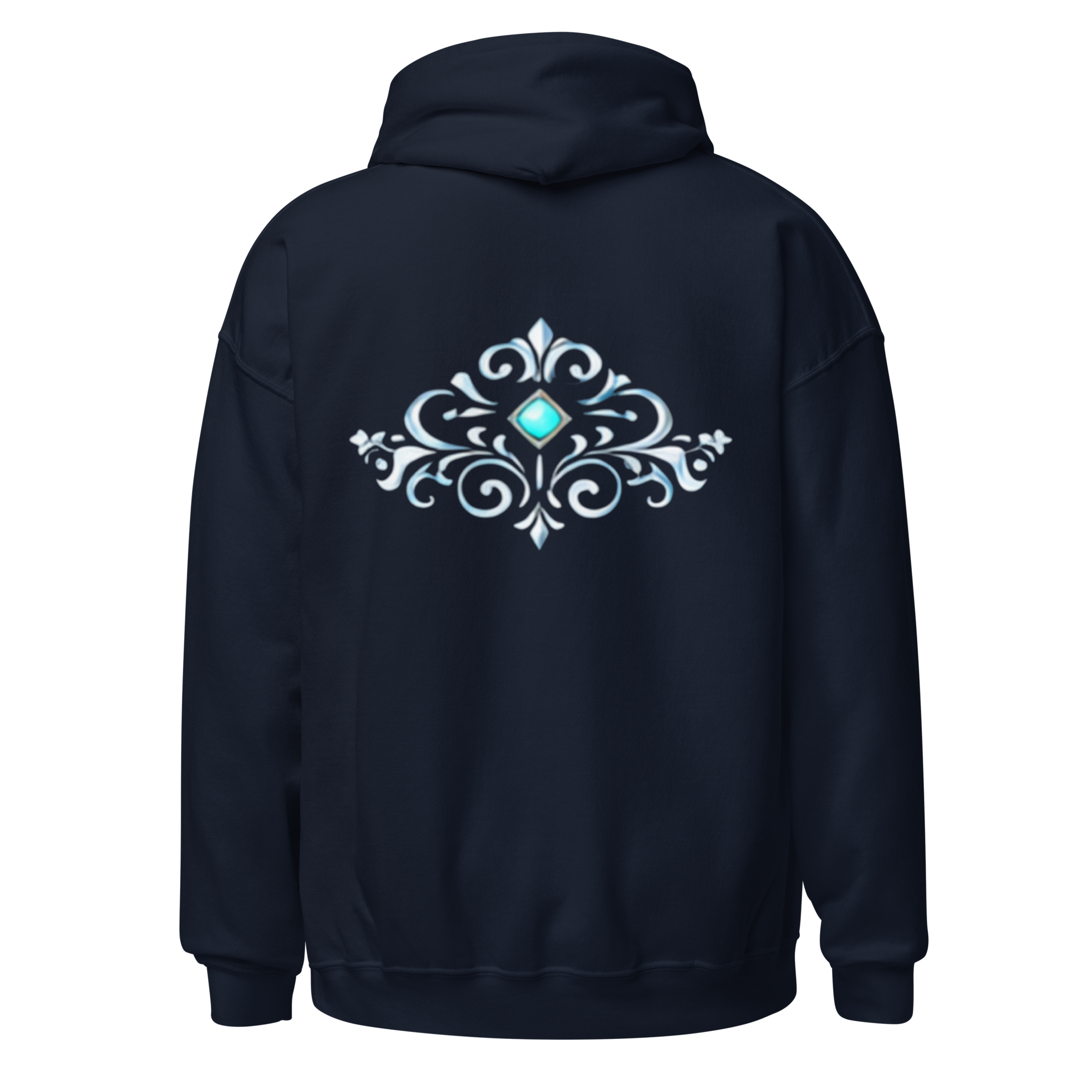 Hero Hoodie Crown Silver Blue