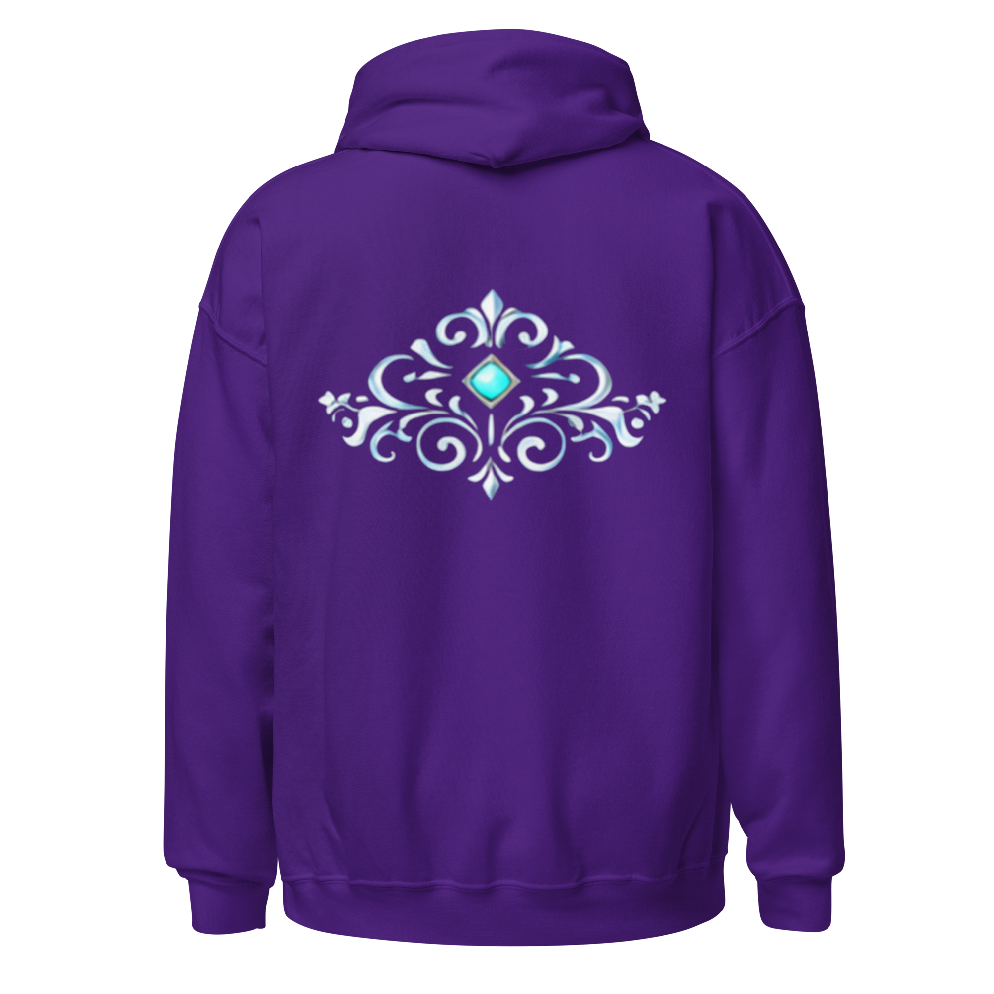 Hero Hoodie Crown Silver Blue