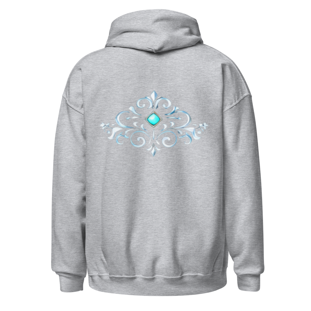 Hero Hoodie Crown Silver Blue