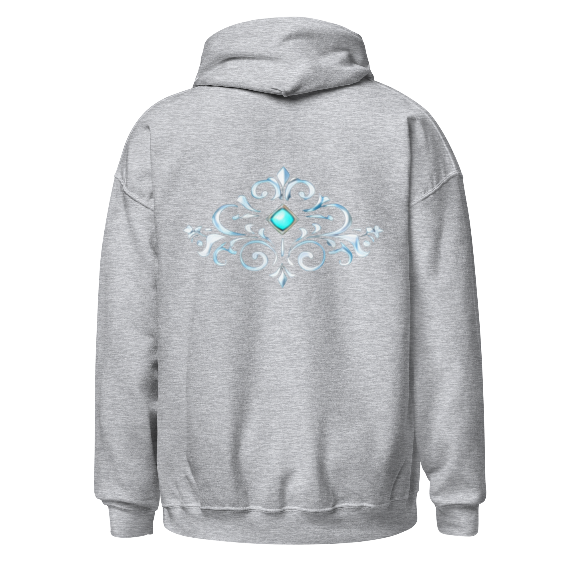 Hero Hoodie Crown Silver Blue