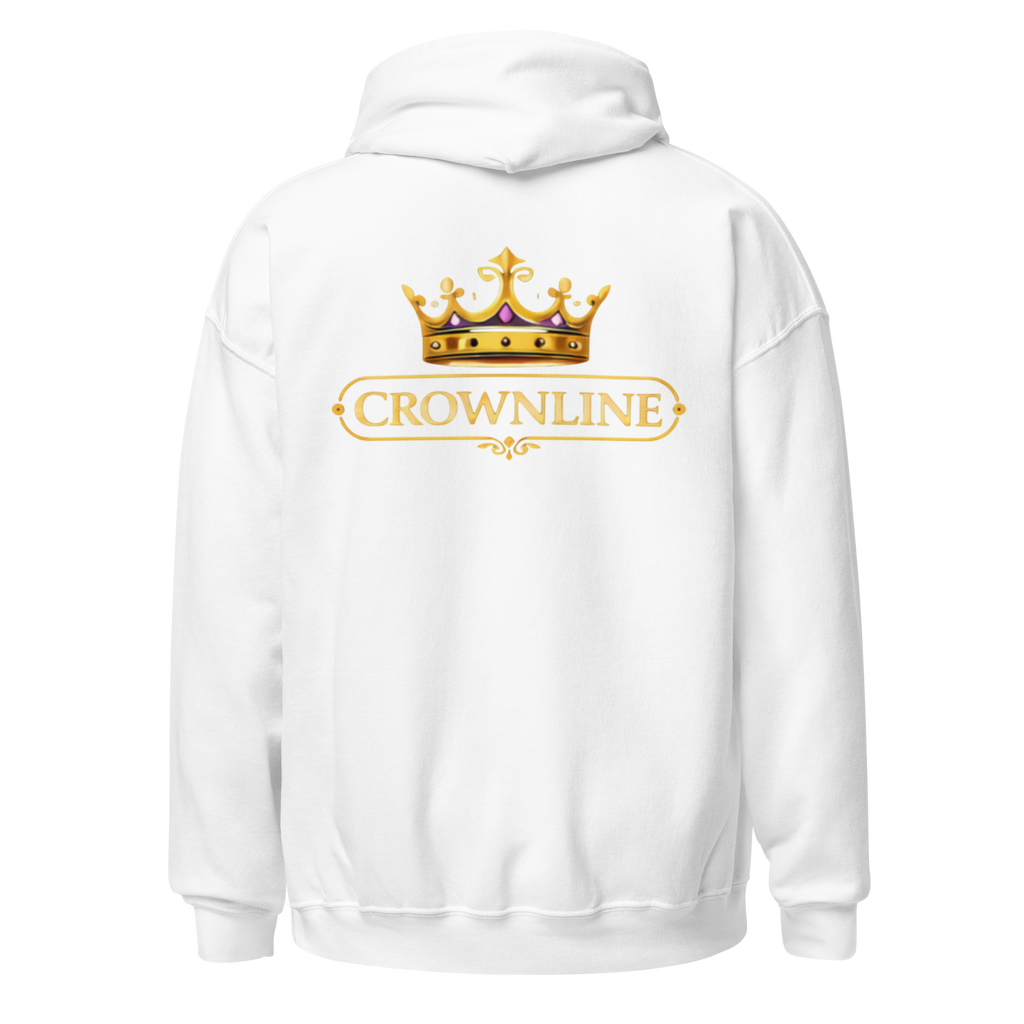 Crowned Hero Hoodie White Gold