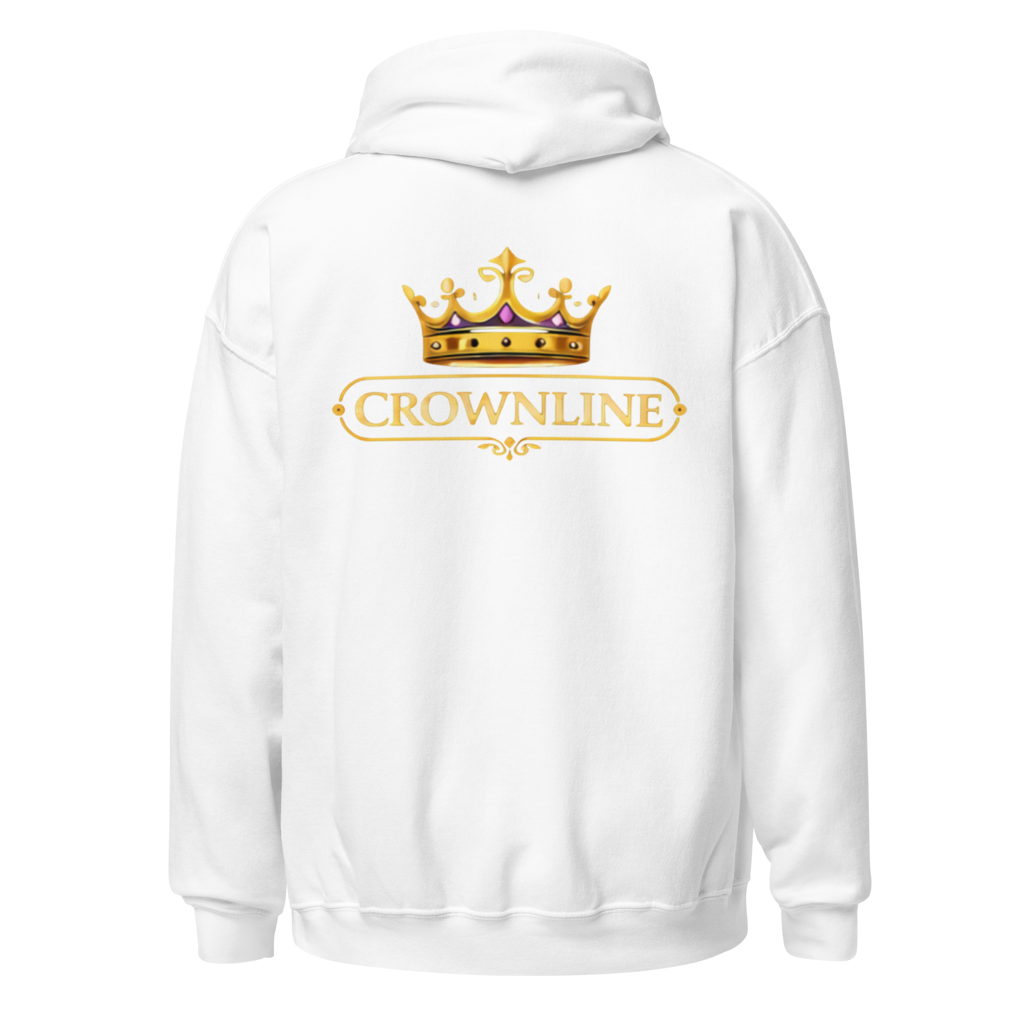 Crowned Hero Hoodie White Gold