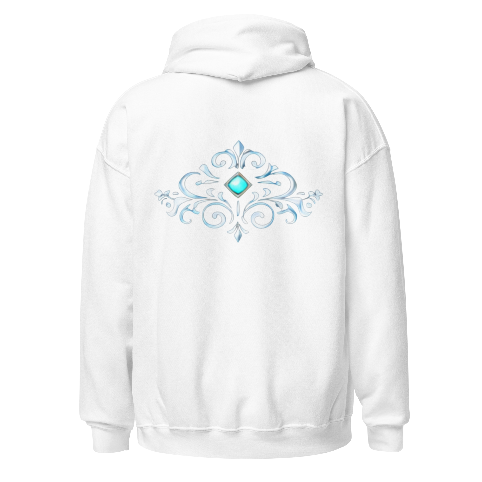 Hero Hoodie Crown Silver Blue